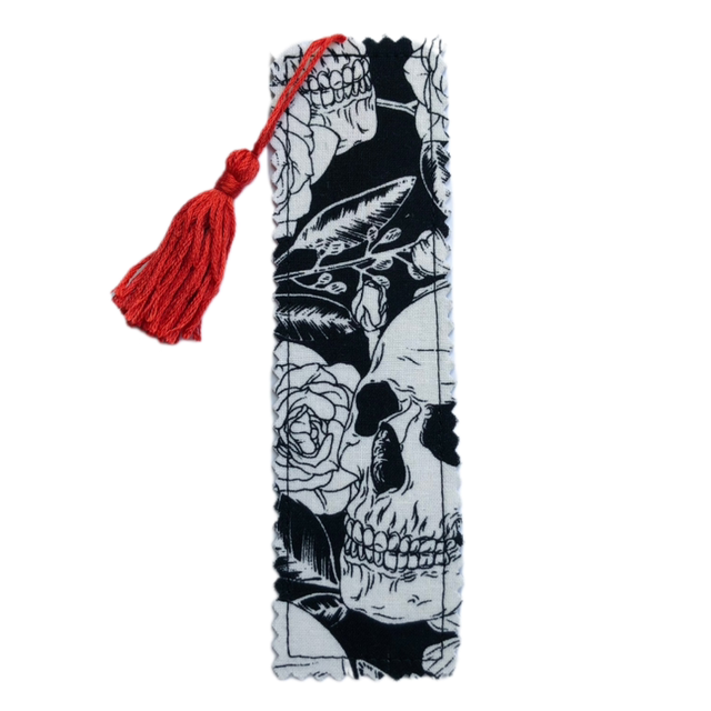 Marque page - Skull Flower