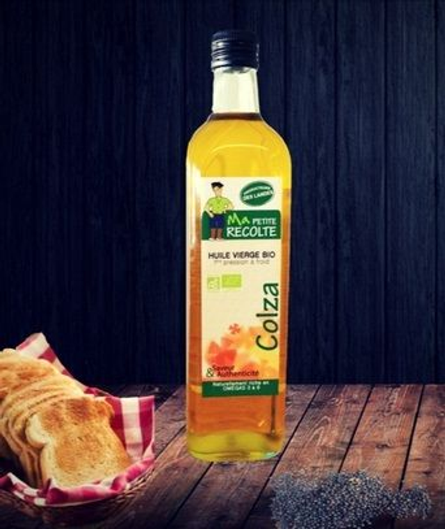 Bouteille d'huile de Colza