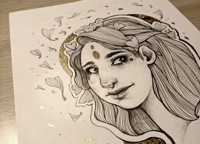 Ginkgos, Format A4, 21 x 29,7 cm