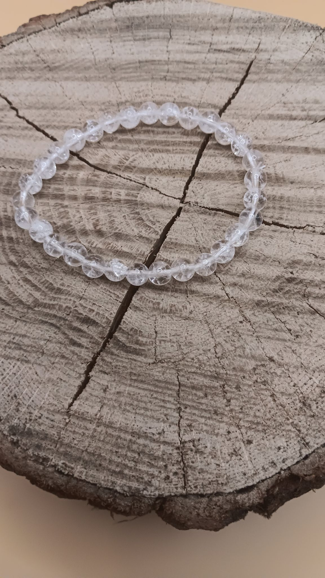 Bracelet Cristal de roche crack A