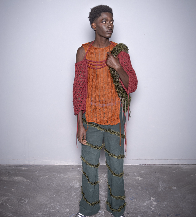 LOOK 6 - Pantalon gazon vert