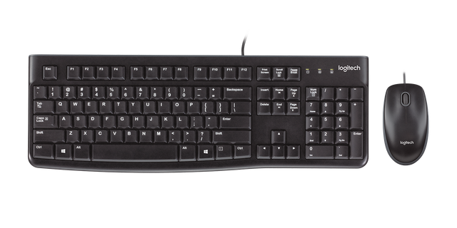 Logitech MK120 bedrade desktopset