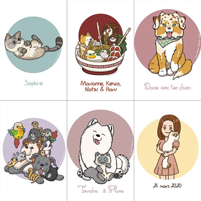 Portrait numérique personnalisé - d'après photo