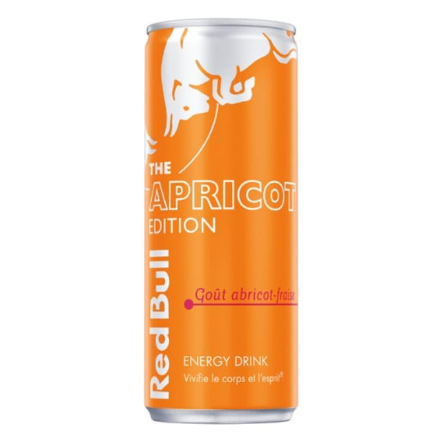 Red Bull Apricot Édition - Goût Abricot Fraise 250ml