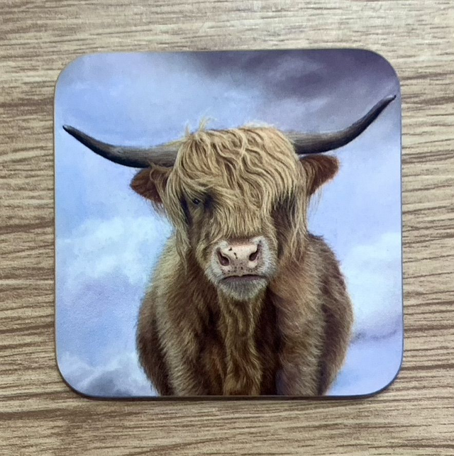 Coaster - Highland Cow design
