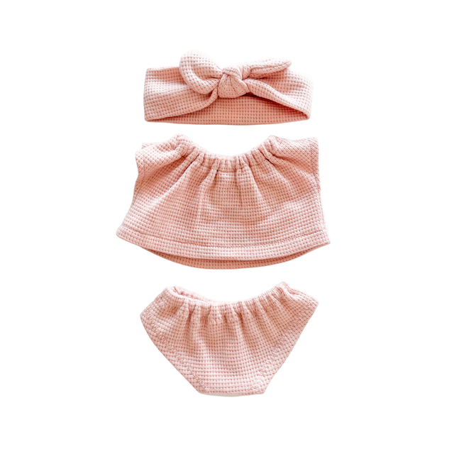 Ensemble rose pastel