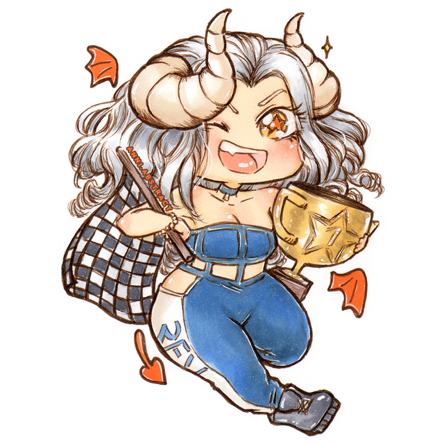 Original Art | Ivory Vinyl Sticker