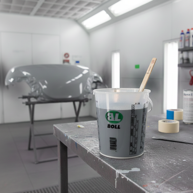 🛠️ pomůcky Plastová nádoba se stupnicí BOLL