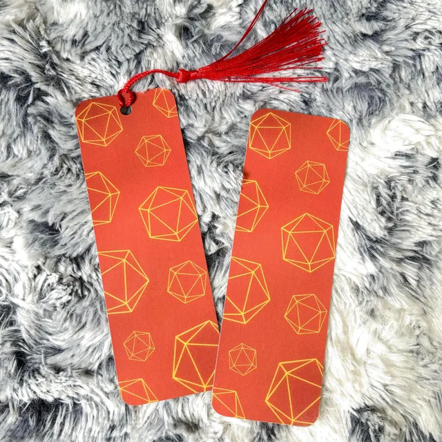 D20 (TTRPG, Dungeons &amp; Dragons) Bookmark
