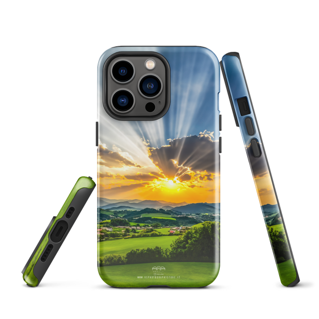 Cover iPhone rigida sunset landscape sun