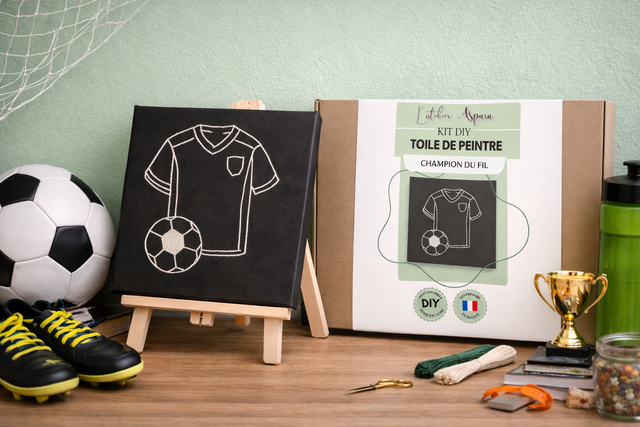 Kit DIY broderie sur toile "Champion du Fil"