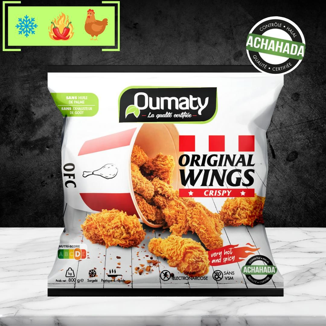 🐓 Chicken Original Wings Hot 🔥 &amp; Spicy OUMATY ❄️ 