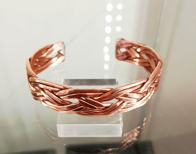 Bracelet en cuivre 8 brins