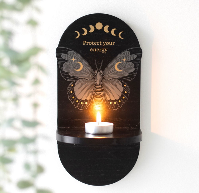 Black moth protect your energy shelf