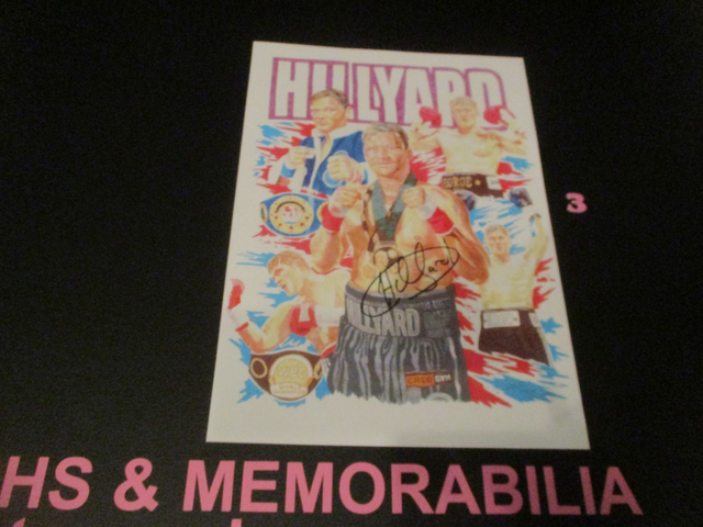 George Hillyard Limited Edition Signed A4 Portrait Drawing Print (3)