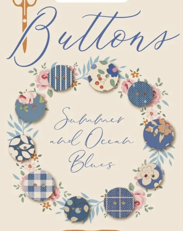 Buttons: Creating Memories: 10mm (x5): 12mm (x5): Pack of 10: Spring,Summer, Autumn, Winter