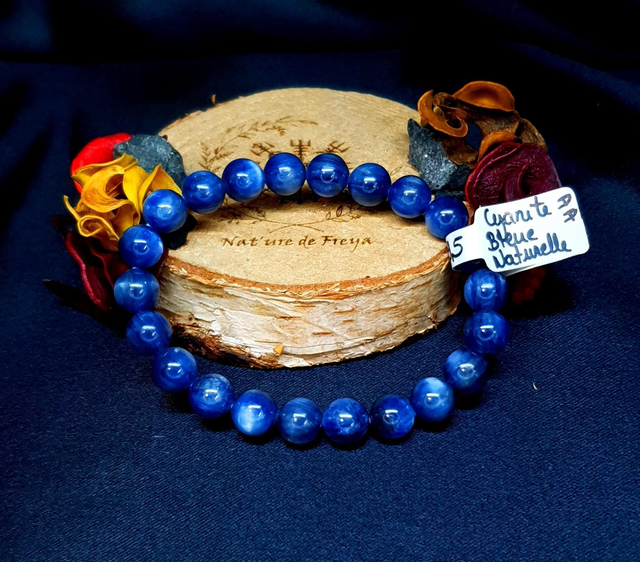 Bracelet Cyanite bleue naturelle AA