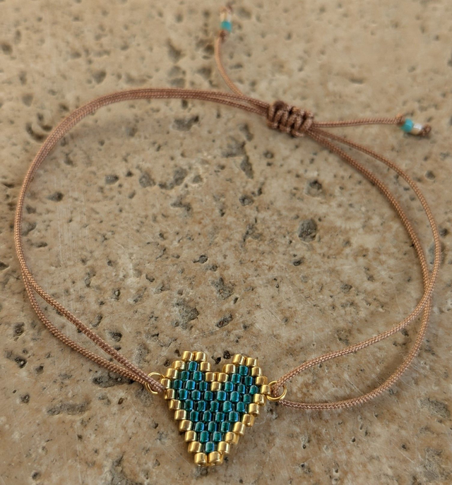 04-Bracelet cordon cœur