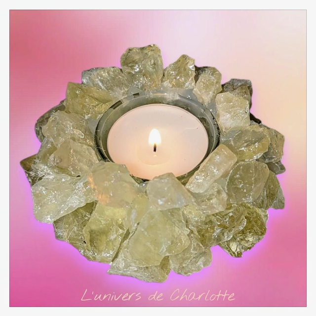 Bougeoir "Citrine"