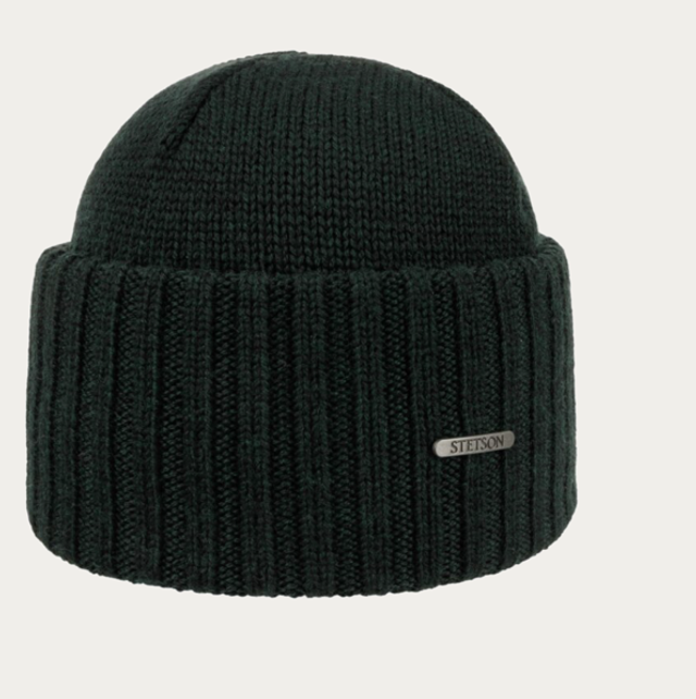 Stetson Beanie Merino Dark Green
