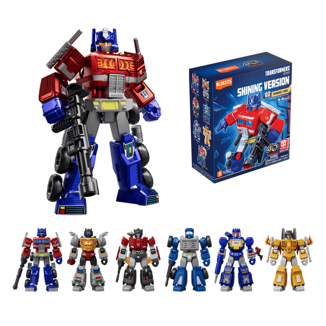 Transformers: Shining Version 02 Shining 1985 Blokees Plastic Model Kit Blind Box
