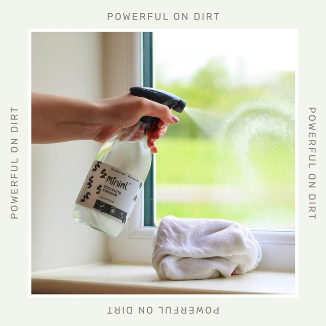 Pre-filled Bottle of White Vinegar (Unscented or Lemon Scented)