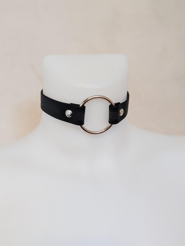 Collier "Artemis" en sangle enduite 🌱