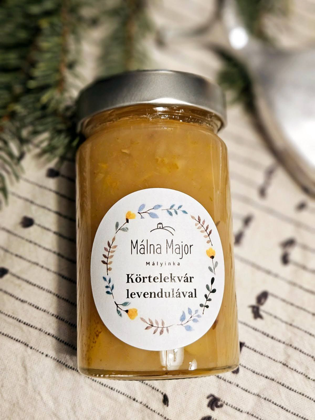 Körtelekvár levendulával