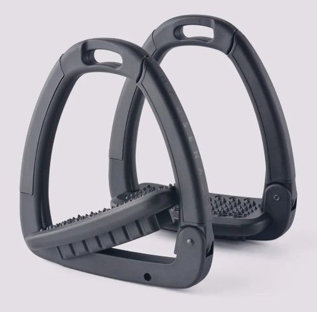 HORSENA Swap Safety Stirrups - Deep Black