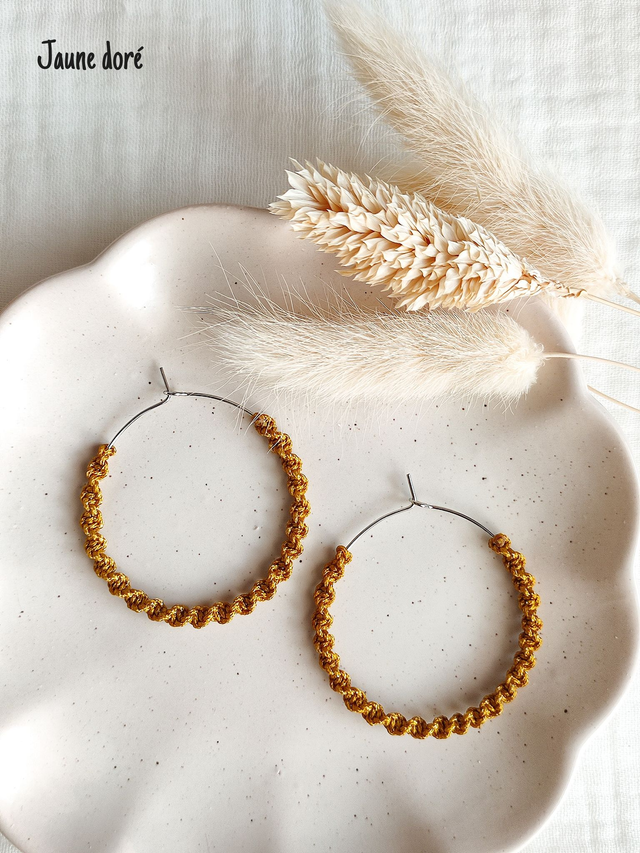 Boucles d'oreilles "LIV" - Argenté