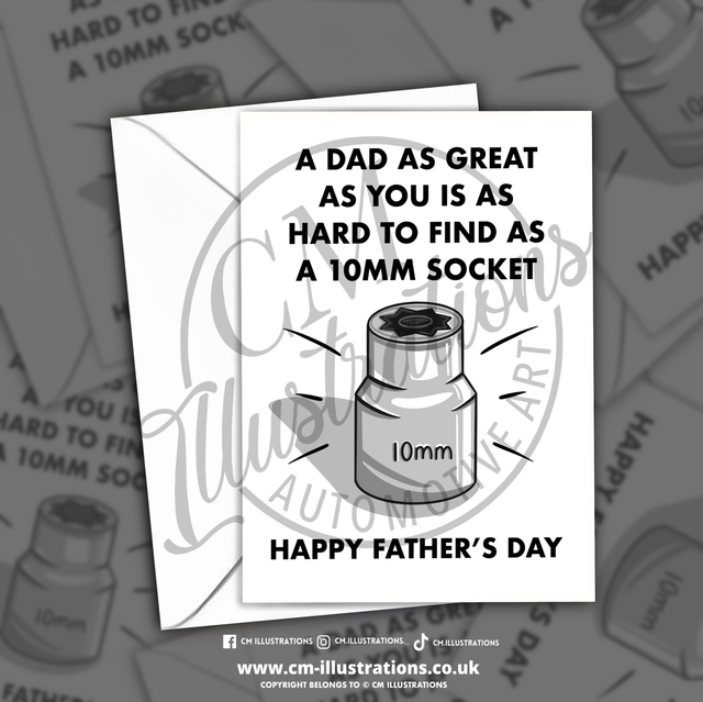 10mm Socket Happy Father’s Day