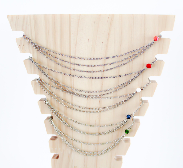 CHEVILLERE TRIPLE CHAINE ARGENT