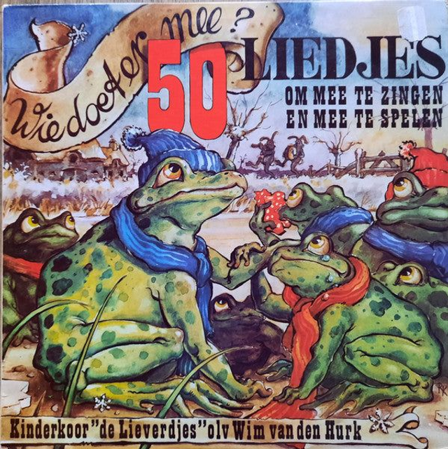 Kinderkoor De Lieverdjes ‎- Wie Doet Er Mee (LP)