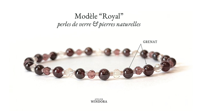 Bracelet | Grenat - Collection | Lot de 3
