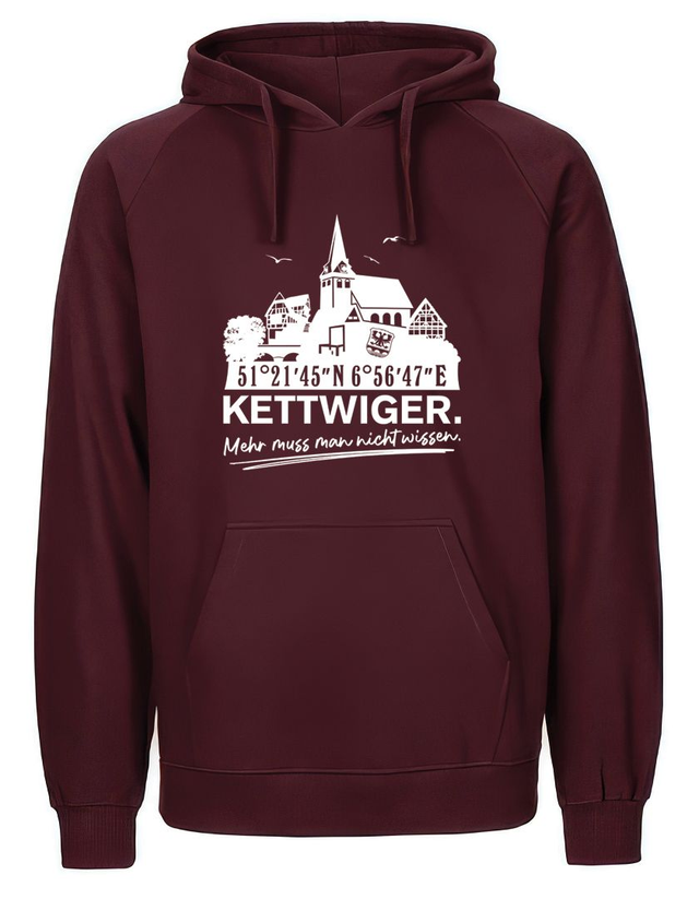 Hoodie - KETTWIGER. Mehr muss man nicht wissen.