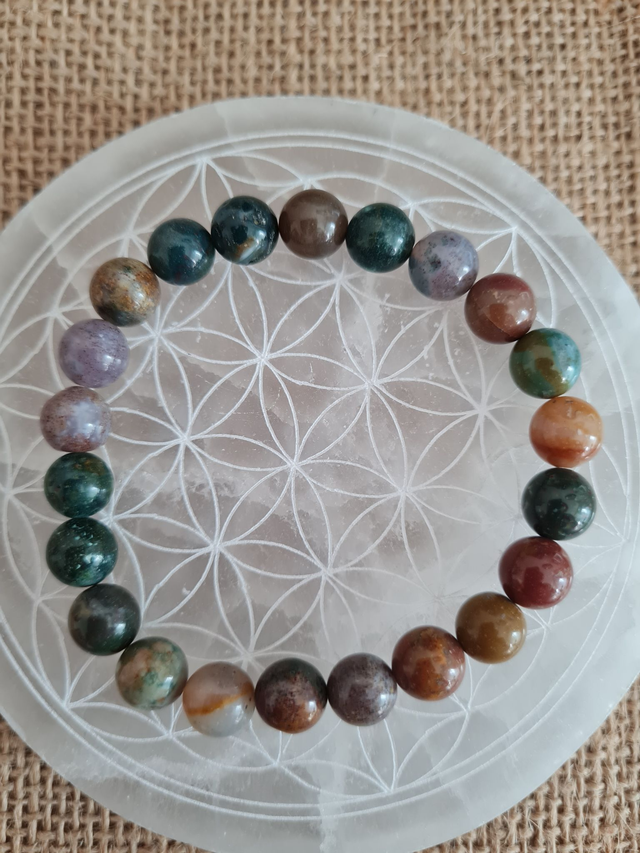 bracelet Agate indienne