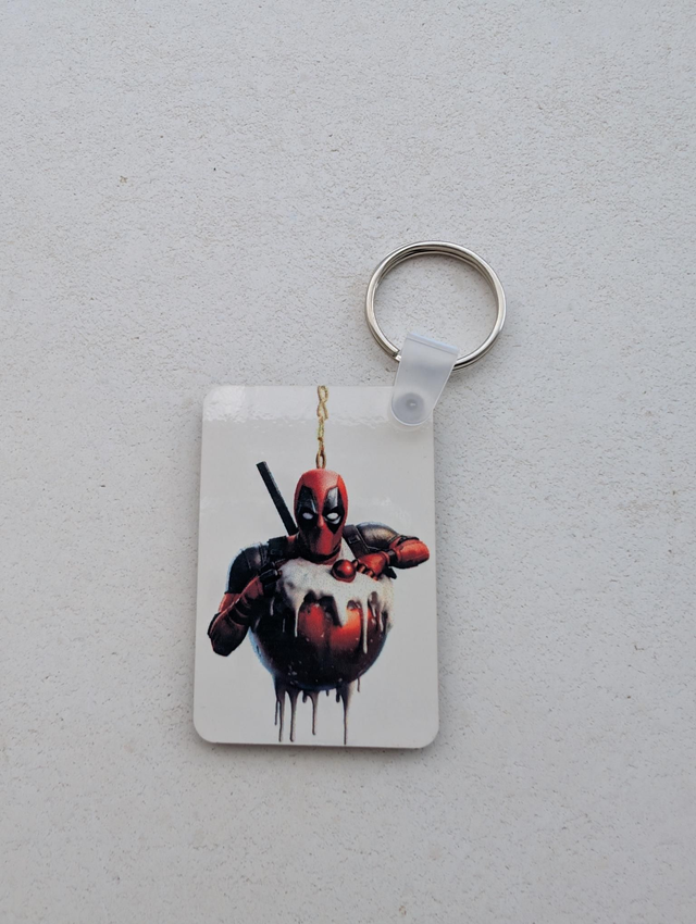 Portes clés sublimation Dead Pool 