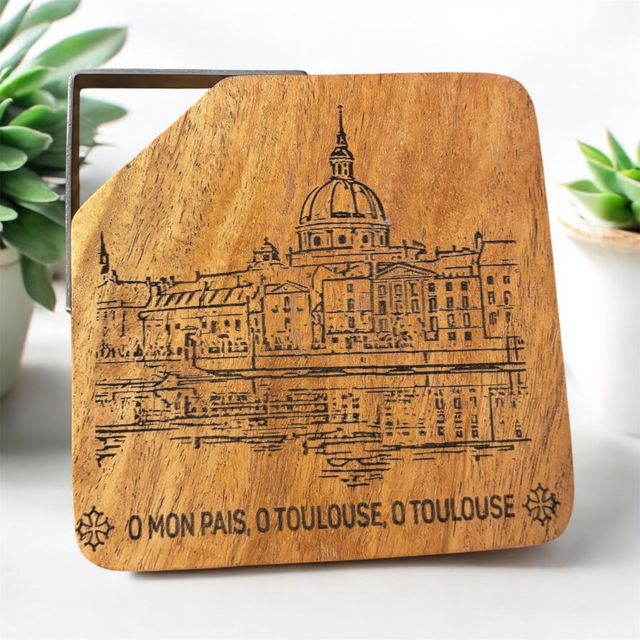 Dessous de verres (lot4) bois acacia  