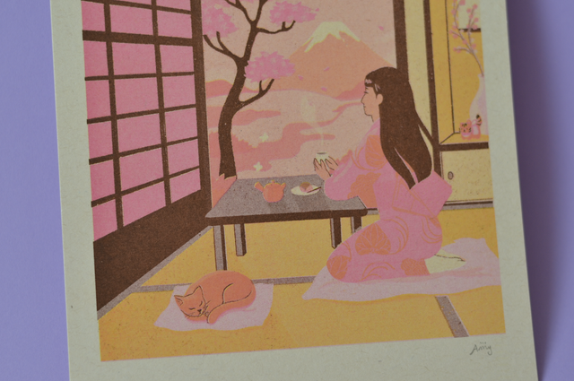 A5 le printemps au Japon *imprimée au Japon*