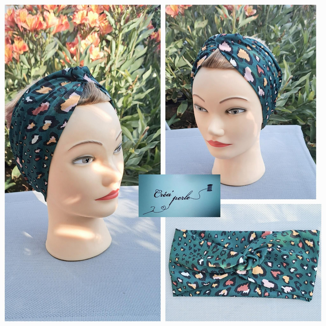 Bandeau cheveux croisé pour femme