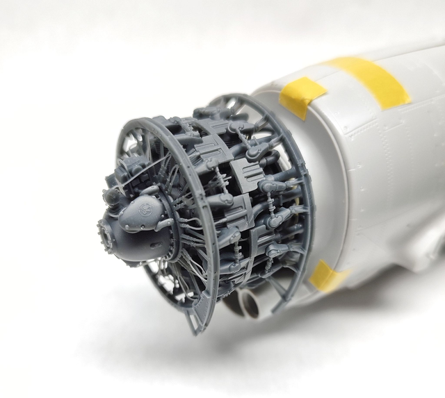 1/32 P-47D Thunderbolt engine expert for Trumpeter ref: ED-32011