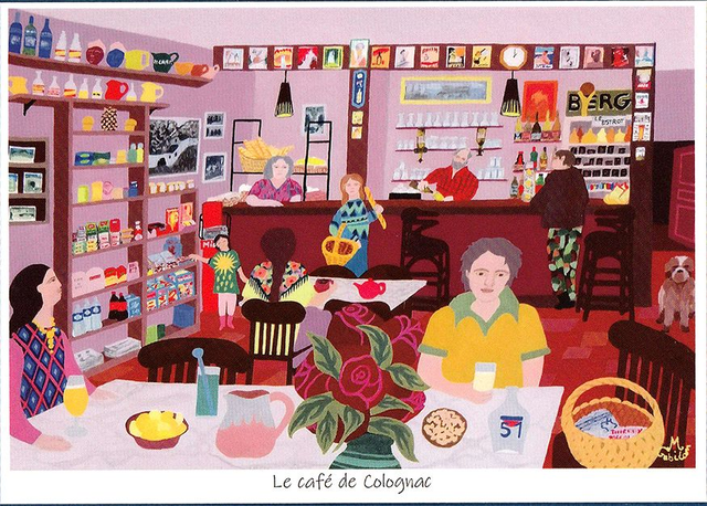 Carte postale Café de Colognac