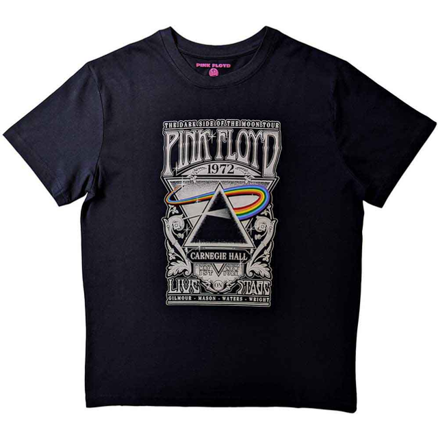 PINK FLOYD UNISEX T-SHIRT: CARNEGIE HALL POSTER