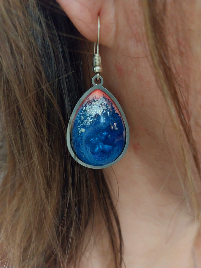 Boucles d’oreilles « Les Papillons d’Abysses »