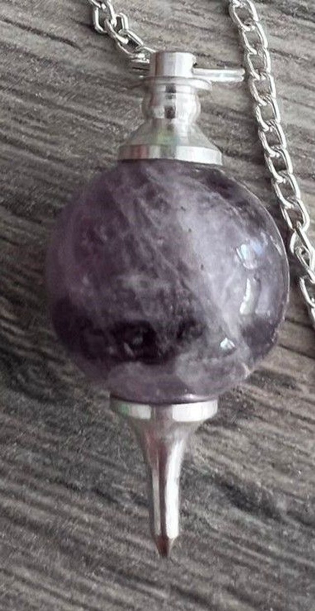 Pendule sphère Labradorite 4cm