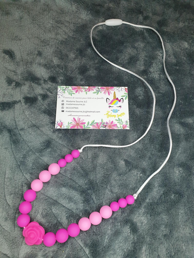 Collier Allaitement/Portage Petite Rose