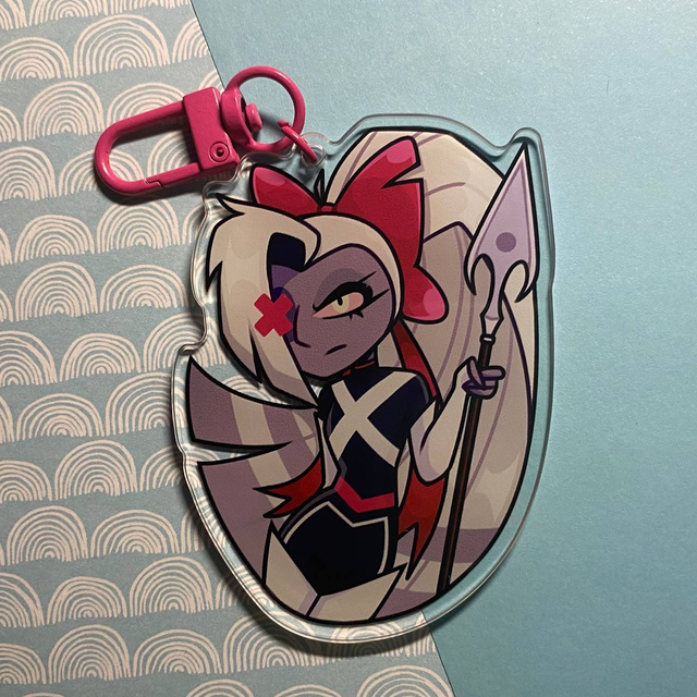 Hellaverse HH Keychain | Vaggie