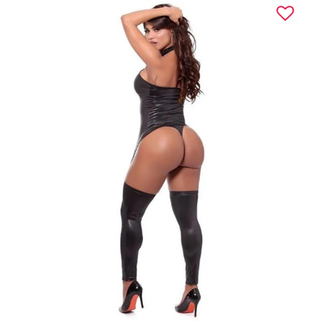 Body com Ilhós e Meia 7/8