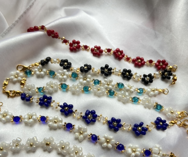 Bracelet fleuri 
