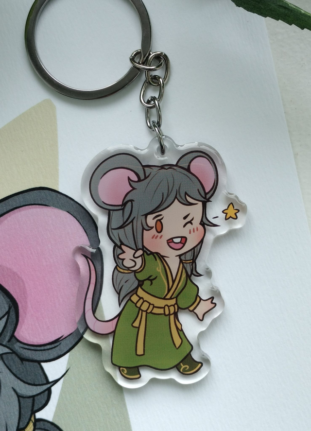 Porte-clé-Rat chibi